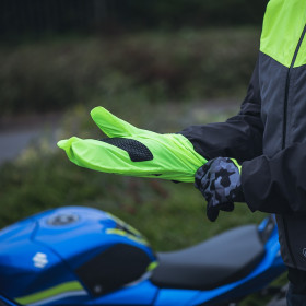 návleky na rukavice RAINSEAL OVERGLOVES, OXFORD (žluté fluo, vel. S/M)_thumb2