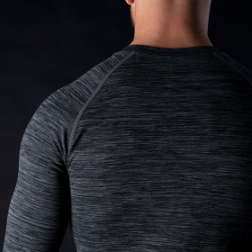 termoprádlo s dlouhým rukávem ADVANCED BASE LAYER, OXFORD ADVANCED (šedé/černé, vel. 2XL/3XL)_thumb3