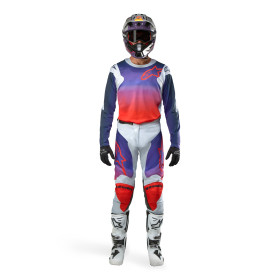 dres RACER HOEN, ALPINESTARS (šedá/modrá/oranžová, vel. M)_thumb3