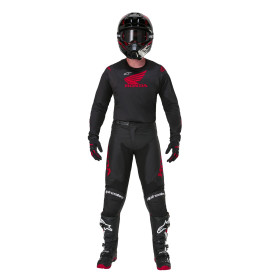 šaty RACER ICONIC HONDA kolekce, ALPINESTARS (černá/červená, vel. XL)_thumb4