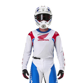 dres RACER ICONIC HONDA kolekce, ALPINESTARS (bílá/modrá/červená/černá, vel. S)_thumb3