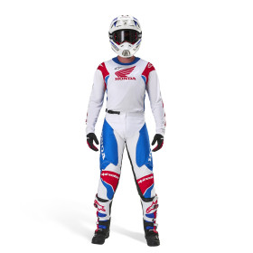 dres RACER ICONIC HONDA kolekce, ALPINESTARS (bílá/modrá/červená/černá, vel. S)_thumb4