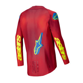 dres SUPERTECH MAKER, ALPINESTARS (červená/žlutá fluo, vel. M)_thumb2