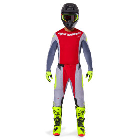 dres TECHSTAR MELT, ALPINESTARS (červená/šedá, vel. L)_thumb3