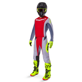 dres TECHSTAR MELT, ALPINESTARS (červená/šedá, vel. L)_thumb4