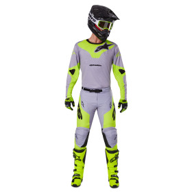 dres RACER VEIL, ALPINESTARS (šedá/žlutá fluo, vel. M)_thumb3