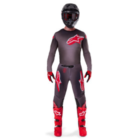 dres SUPERTECH LIPAN, ALPINESTARS (kouřová/červená, vel. M)_thumb3