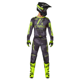 dres RACER HOLLOW, ALPINESTARS (tmavá camo/žlutá fluo, vel. M)_thumb3