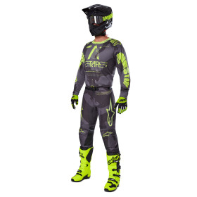 dres RACER HOLLOW, ALPINESTARS (tmavé camo/žlutá fluo, vel. L)_thumb4