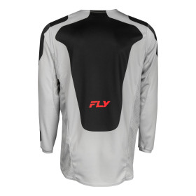 dres KNETIC SYM, FLY RACING - USA 2025 (šedá/červená/černá, vel. XL)_thumb2