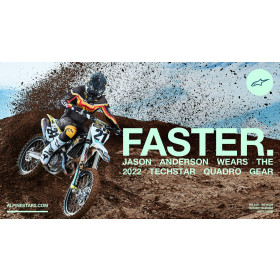 kalhoty TECHSTAR QUADRO, ALPINESTARS (černá/žlutá/mandarinka, vel. 32)_thumb4