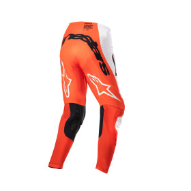 kalhoty SUPERTECH WARD, ALPINESTARS (bílá/oranžová, vel. 36)_thumb2