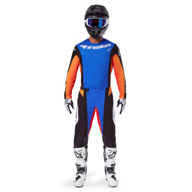 kalhoty TECHSTAR MELT, ALPINESTARS (oranžová/modrá, vel. 32)_thumb3