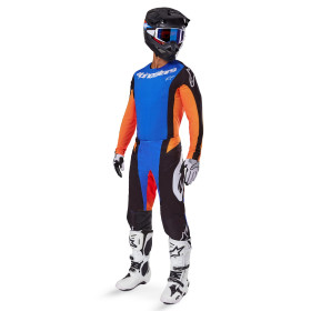 kalhoty TECHSTAR MELT, ALPINESTARS (oranžová/modrá, vel. 32)_thumb4