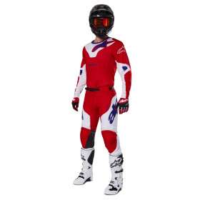 kalhoty RACER VEIL, ALPINESTARS (červená/bílá, vel. 32)_thumb4