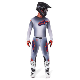 kalhoty SUPERTECH LIPAN, ALPINESTARS (šedá/oranžová fluo, vel. 32)_thumb3