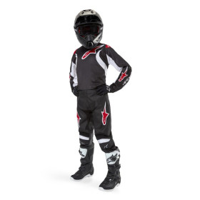 kalhoty RACER LUCENT, ALPINESTARS, dětské (černá/bílá/červená, vel. 22)_thumb3