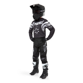 kalhoty RACER HANA, ALPINESTARS, dětské (černá/bílá, vel. 26)_thumb3