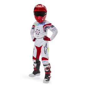 kalhoty RACER HANA, ALPINESTARS, dětské (bílá/multicolor, vel. 22)_thumb3