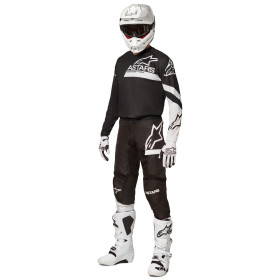 kalhoty RACER CHASER, ALPINESTARS, dětské (černá/bílá, vel. 24)_thumb3