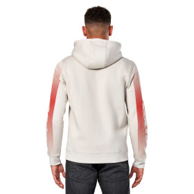 mikina ARISING HOODIE, ALPINESTARS (bílá offwhite/modrá/červená, vel. L)_thumb4