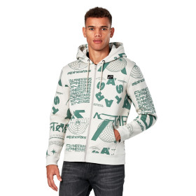 mikina DETERMINANT HOODIE, ALPINESTARS (bílá offwhite, vel. M)_thumb3