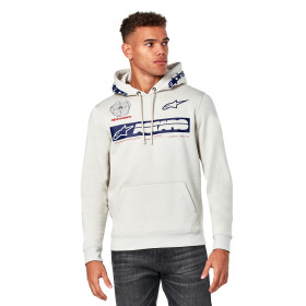 mikina CONVERSION HOODIE, ALPINESTARS (bílá offwhite, vel. S)_thumb3