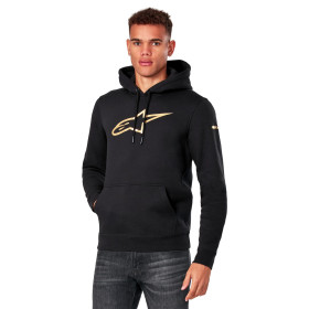 mikina GILDED HOODIE, ALPINESTARS (černá/zlatá, vel. 2XL)_thumb3