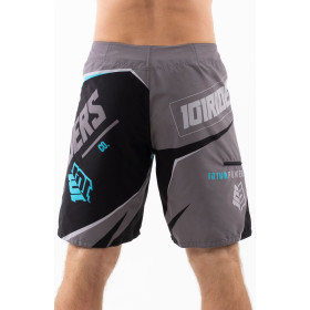 koupací šortky BOARDSHORTS, 101 RIDERS (černá/modrá, vel. M)_thumb3