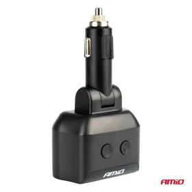 AMiO Dvojitá prodlužovací zásuvka 2xUSB 1xUSB C 12/24V max. 200W_thumb6