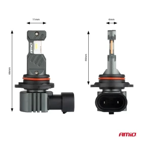 AMIO LED žárovka hlavního svícení Hybrid série HIR2 12V 60W 6000K Canbus_thumb4