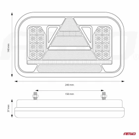 AMIO Světlo zadní sdružené LED dynamické LEVÉ RCL-03-L_thumb13