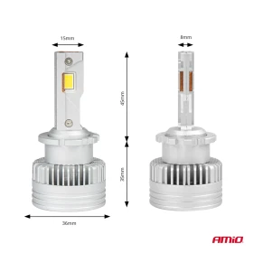 AMIO LED žárovky hlavního svícení D2S D2R D4S D4R X AllinOne canbus 6000K_thumb5
