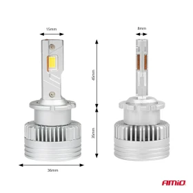 AMIO LED žárovky hlavního svícení D4S/D4R D-Basic Series_thumb4