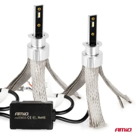 AMIO LED žárovky hlavního svícení FLEX+ H1 canbus 6000K 12V 24V_thumb6