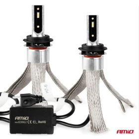 AMIO LED žárovky hlavního svícení FLEX+ H7-6 canbus 6000K 12V 24V_thumb5