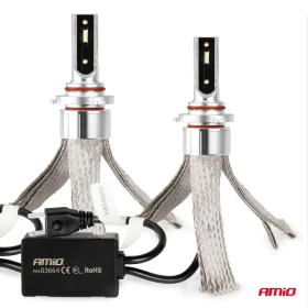 AMIO LED žárovky hlavního svícení FLEX+ HB3 9005/HIR1 9011/H10 canbus 6000K 12V 24V_thumb4