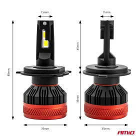 AMIO LED žárovky hlavního svícení H4 X3 Series_thumb4