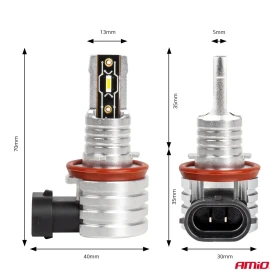 AMIO LED žárovky hlavního svícení H8/H9/H11/H16 H-mini Series_thumb4
