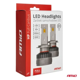 AMIO LED žárovky hlavního svícení HP Full Canbus H1 12V 24v 6500k_thumb5