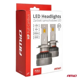 AMIO LED žárovky hlavního svícení HP Full Canbus H3 12V 24v 6500k_thumb7