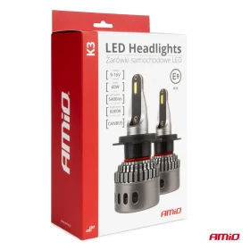 AMIO LED žárovky hlavního svícení K3 H3 12V 6000K canbus_thumb5