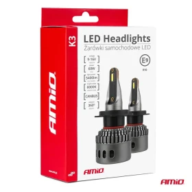 AMIO LED žárovky hlavního svícení K3 H7 12V 6000K Canbus_thumb5
