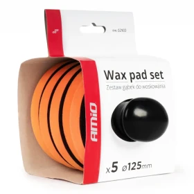 AMIO Sada houbiček na voskování auta s rukojetí 10cm 5ks_thumb4