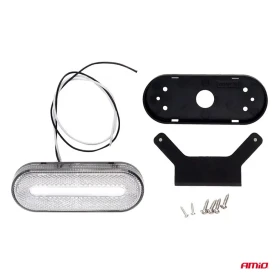 AMIO Svetlo obrysové biele – oválne LED - OM-01-W_thumb4