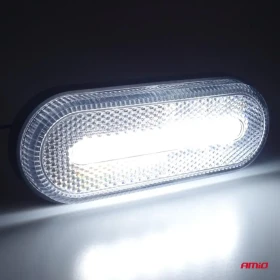 AMIO Svetlo obrysové biele – oválne LED - OM-01-W_thumb5