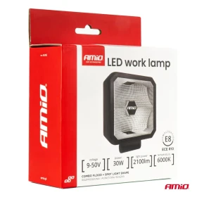 AMIO LED pracovní světlo bílé 30W COMBO 12/24V_thumb8
