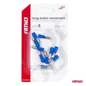 AMIO Elektrický konektor – válcový kolík 5mm 1.5-.25mm2 15A 10ks_thumb4
