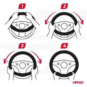 AMIO Potah volantu SWC-61-M 37-39cm_thumb5