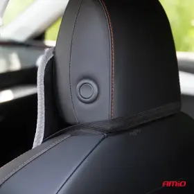 AMIO Potah na sedadlo s bederní opěrkou šedé_thumb5